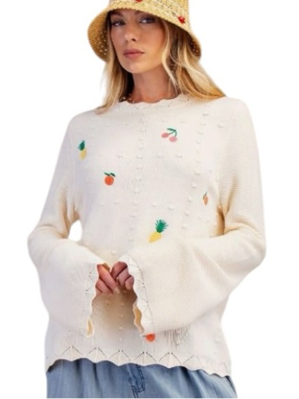 👑COMING SOON👑 EASEL NWT SWEATER IVORY